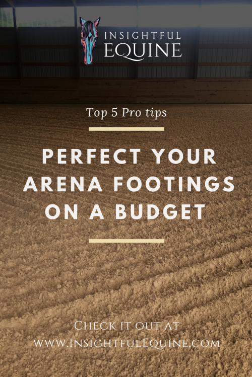 Insightful Equine is sharing their top five arena footings hacks. Learn how to groom your arena footings like a pro to get the most out of your riding surface without spending a ton of money. Your horse will ride better on good footings. Check out all the resourceful equestrian tips.
